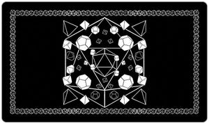 D20 Polyhedral Dice Set Playmat