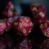 Rosette Nebula Acrylic Dice Set