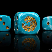 Tribal Wolf 16mm Dice