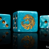 Tribal Wolf 16mm Dice