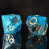 Shape of Water Sharp-Edged Resin Dice Set