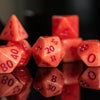 Strawberry Sherbet Acrylic Dice Set