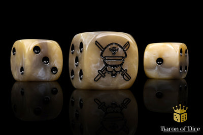 Military Sergeant, Desert, 16mm Dice