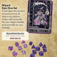 Epic Character Class Dice Set: The Wizard