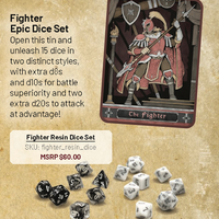 Epic Character Class Dice Set: The Fighter