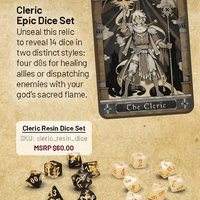 Epic Character Class Dice Set: The Cleric