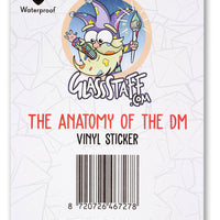 Sticker: Anatomy of the DM Waterproof Die Cut