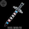 Trans Sword Enamel Pin