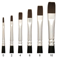 Trekell Onyx Synthetic Squirrel Short Handle Artist Brushes For Watercolor Painting