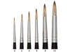 Trekell Legion Synthetic Mongoose Long Handle Artist Brushes For Oil and Acrylic