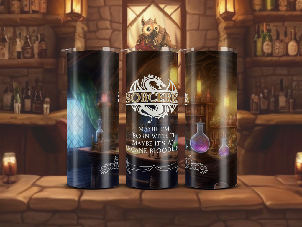 TTRPG Class 20oz Tumbler Set - Sorcerer