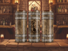 Emblem-Emblazoned Barrel Tumbler - Barbarian