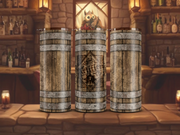 Emblem-Emblazoned Barrel Tumbler - Artificer