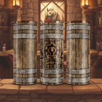 Emblem-Emblazoned Barrel Tumbler - Artificer