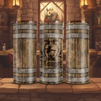 Emblem-Emblazoned Barrel Tumbler - Ranger