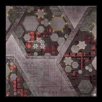 Mats by Mars: Quinfinity Ruby Tabletop Wargaming Play Mat