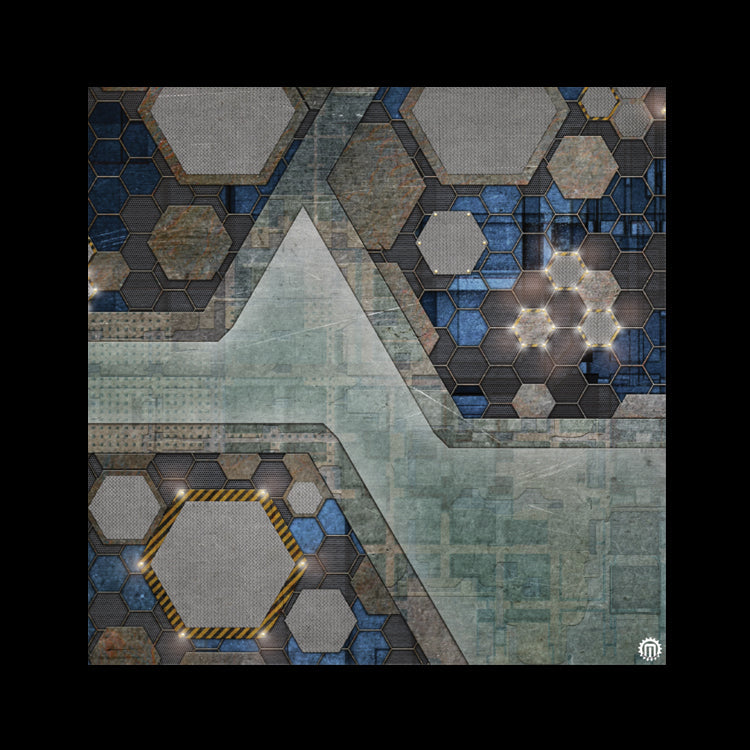 Mats by Mars: Quinfinity Sapphire Tabletop Wargaming Play Mat