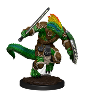 D&D: Nolzur's Marvelous Miniatures - Lizardfolk Barbarian & Lizardfolk Cleric