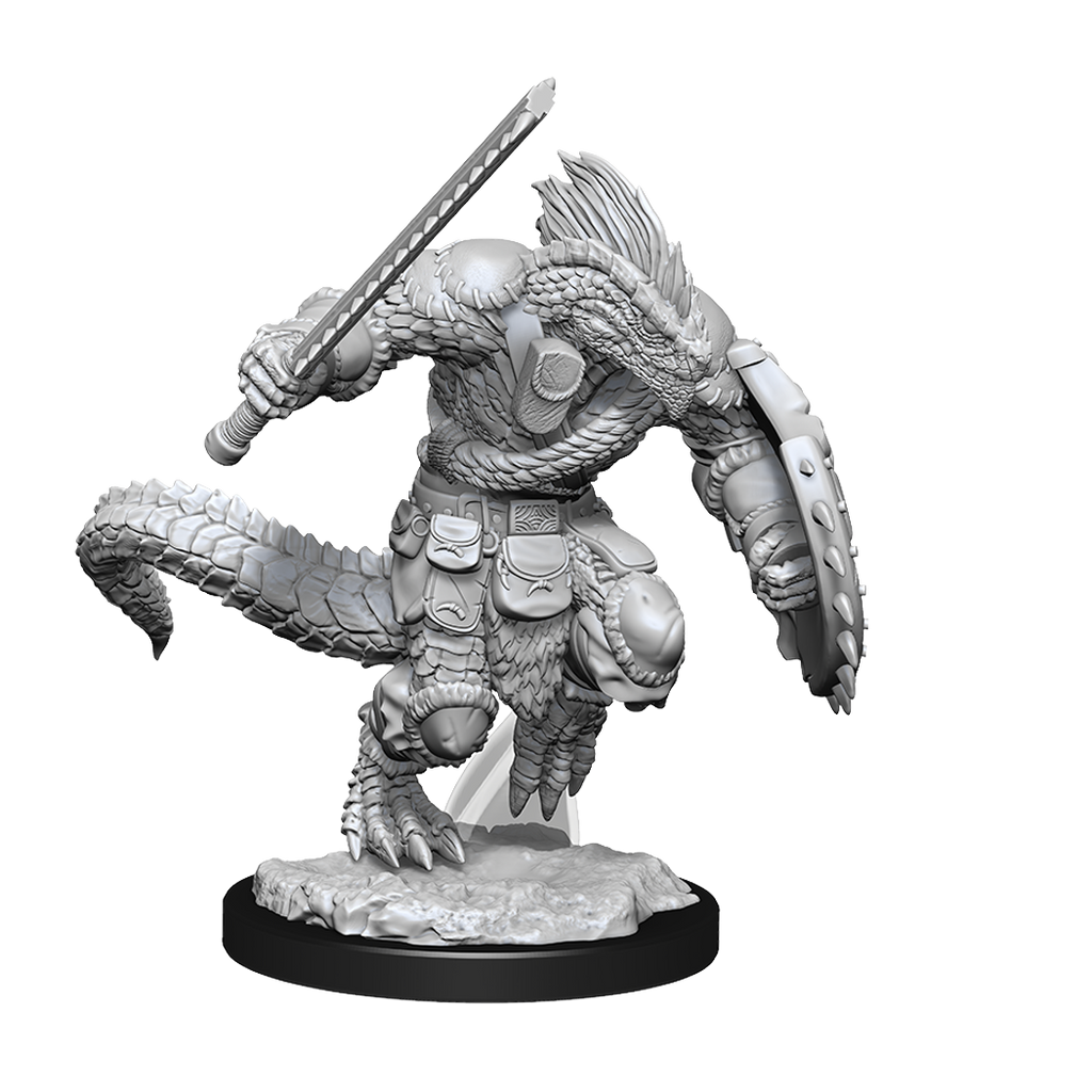 D&D: Nolzur's Marvelous Miniatures - Lizardfolk Barbarian & Lizardfolk Cleric