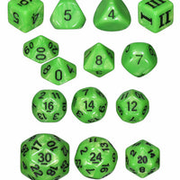 Specialty 14 Unusual DCC Dice Set - Venom Bolt