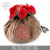 Big Fuzzy Dice Bag ( 6 Colors )