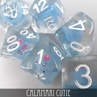 Calamari Cutie Dice Set