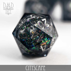 Cityscape Liquid Core Dice Set