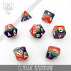 Classic Rainbow Dice Set