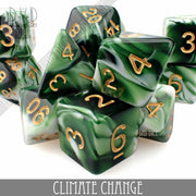 Climate Change 7 or 11 Dice Set