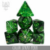 Color Spray Fern Dice Set