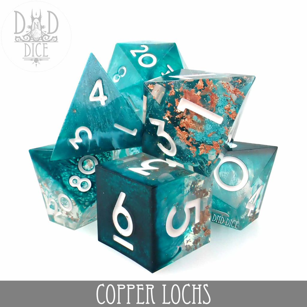 Copper Lochs Handmade Dice Set