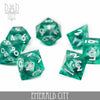 Emerald City Liquid Core Dice Set