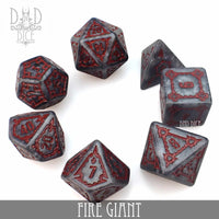 Fire Giant Dice Set (Oversize)