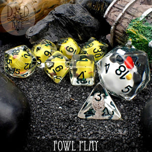 Fowl Play 8 Dice Set