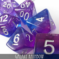 Galaxy Rainbow Dice Set