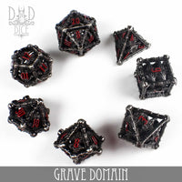 Grave Domain Hollow Metal Dice Set (Gift Box)