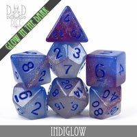 Indiglow Glow in the Dark Dice Set