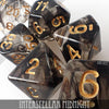 Interstellar Midnight 7 or 11 Dice Set