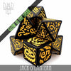 Jack O’Lantern Glow in the Dark Dice Set