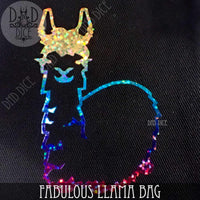 Fabulous Llama Dice Bag