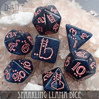 Sparkling Llama Dice Set