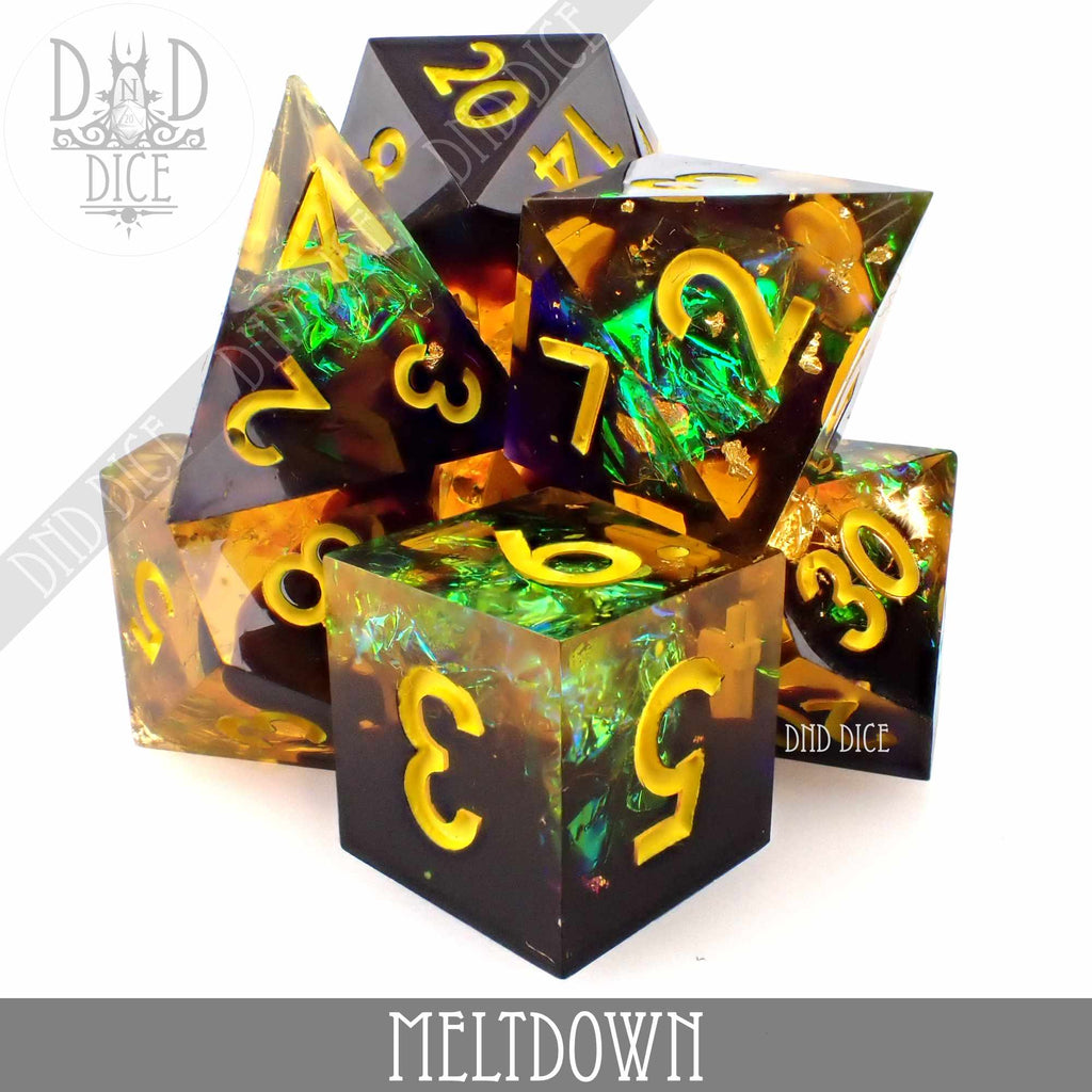 Meltdown Handmade Dice Set