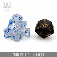 Mini Borialis Icicle Dice Set (10mm)