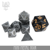 Mini Metal Noir Dice Set (10mm)