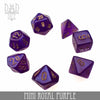 Mini Royal Purple Dice Set (10mm)