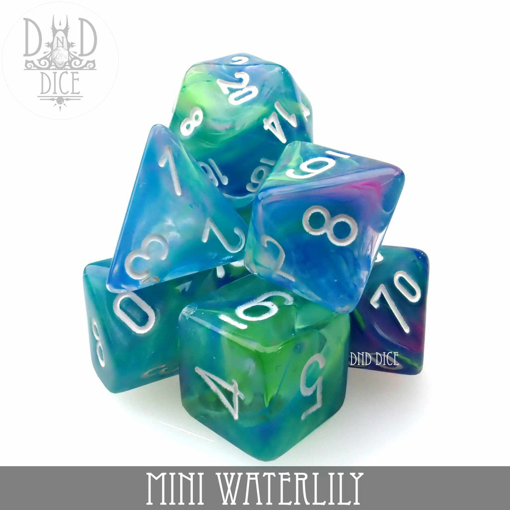 Mini Waterlily Dice Set (10mm)