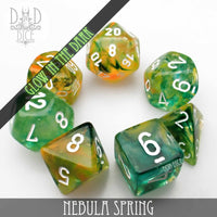 Nebula Spring Dice Set (Glow)