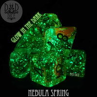 Nebula Spring Dice Set (Glow)