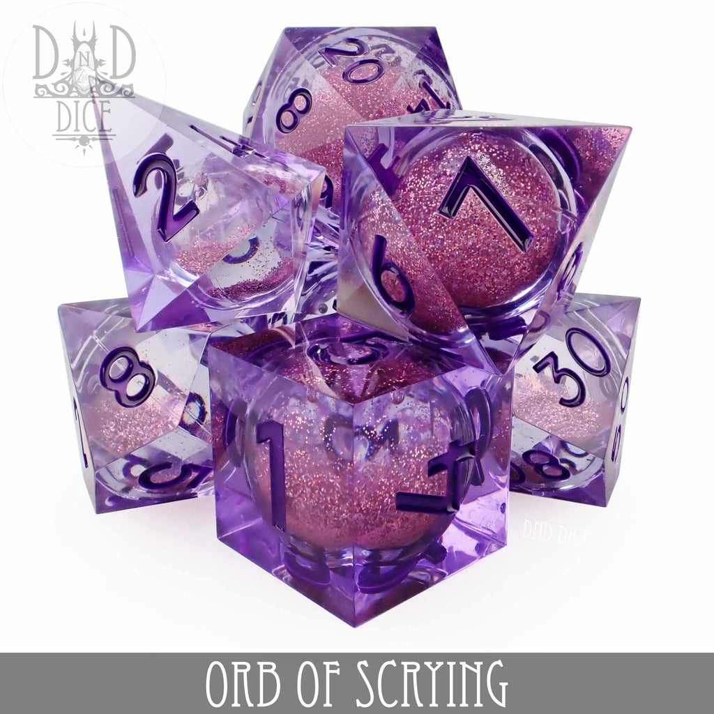 Orb of Scrying Liquid Core Dice Set