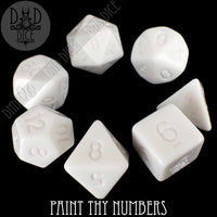 Paint Thy Numbers Dice Set